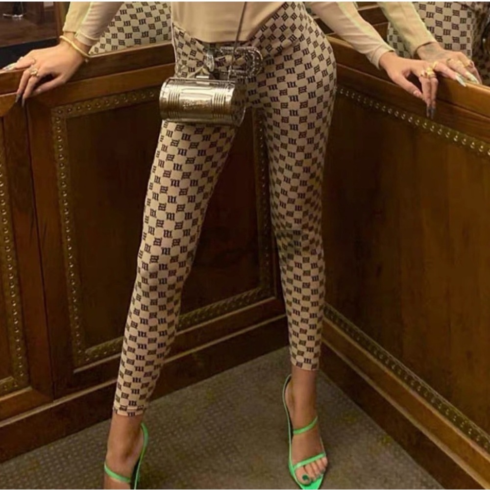 MISBHV beige logo Leggings